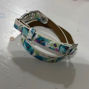 Floral and water color wrap bracelet origami owl
